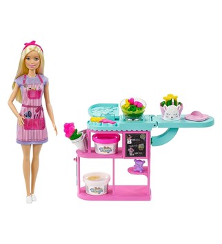 Barbie Çiçekçi Bebek Ve Oyun Seti